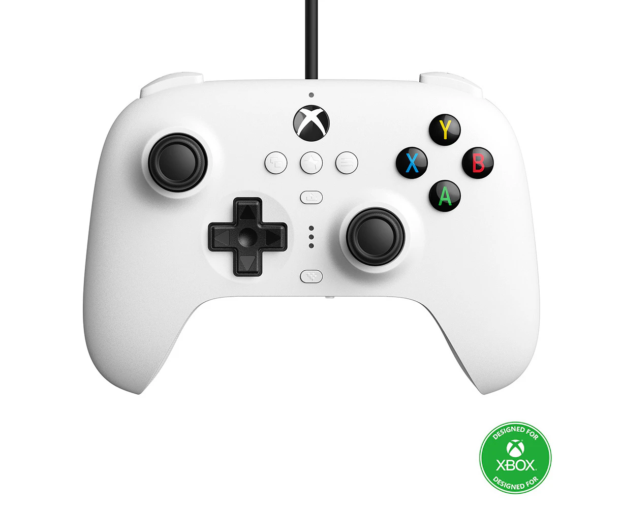 8Bitdo Orion Wired Controller Microsoft Authorized Xbox Series Handle For PC Games White