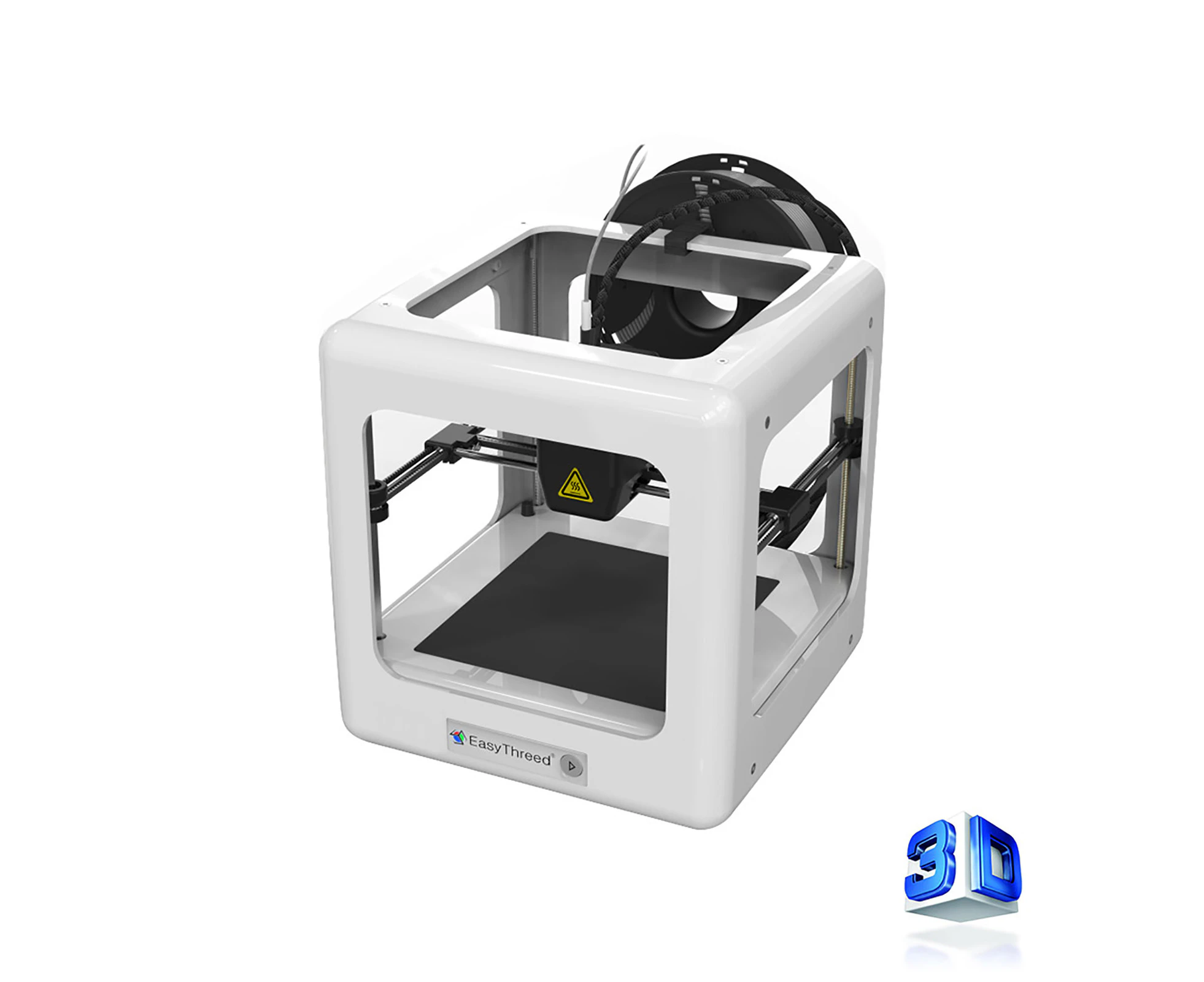 EasyThreed Nano Entry Level Desktop 3D Printer for Kids Students No Assembling Quiet Working Easy Operation High Accuracy