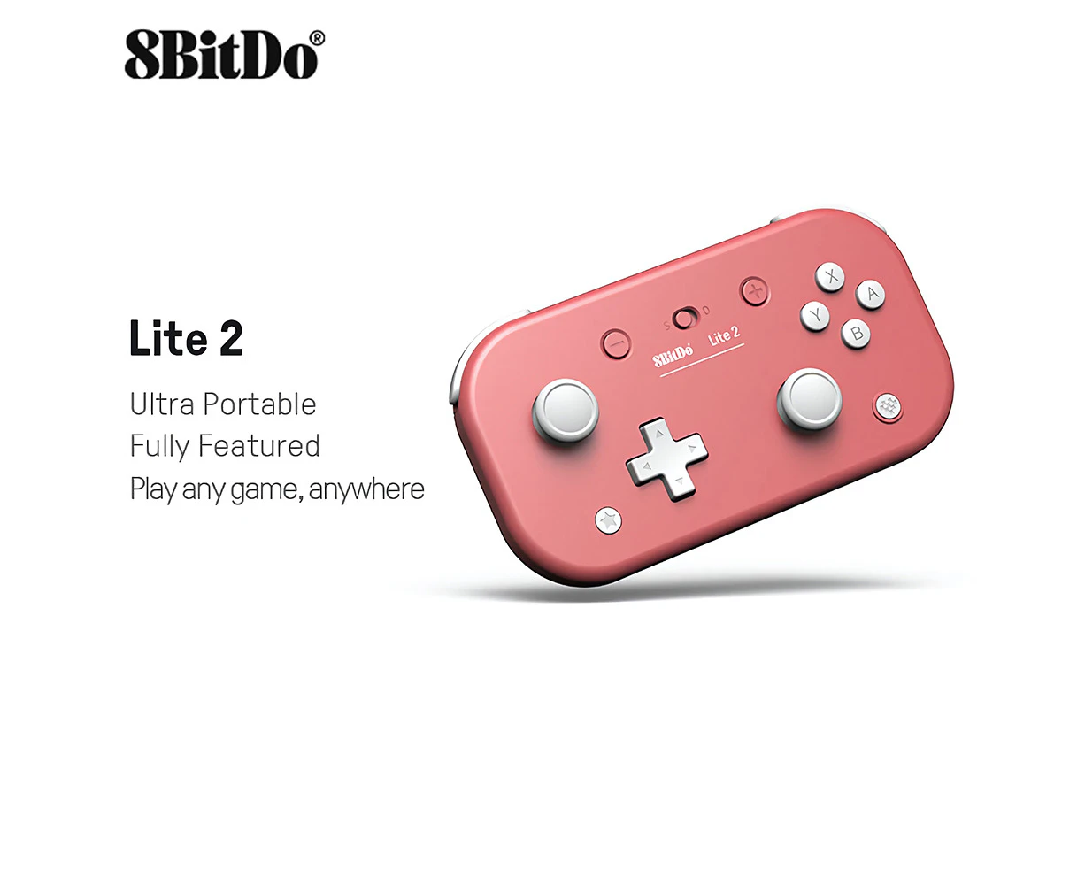 8BitDo Lite 2 BT Gamepad for Nintendo Switch, Lite, Android and Raspberry Pi Ultra-portable Fully Featured