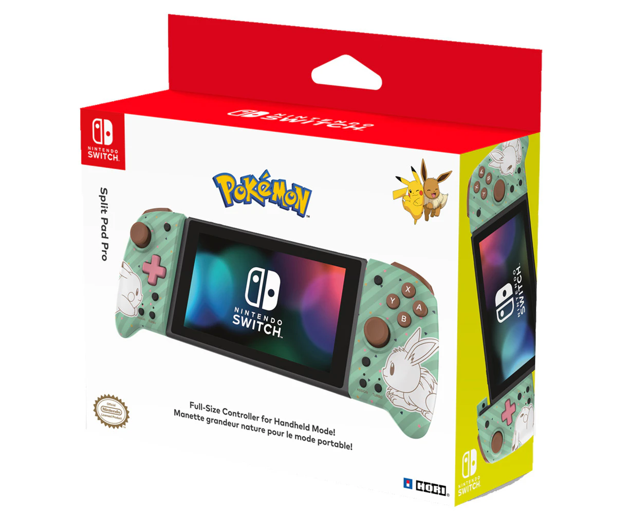 HORI Pokemon: Pikachu and Eevee Split Pad Pro for Switch