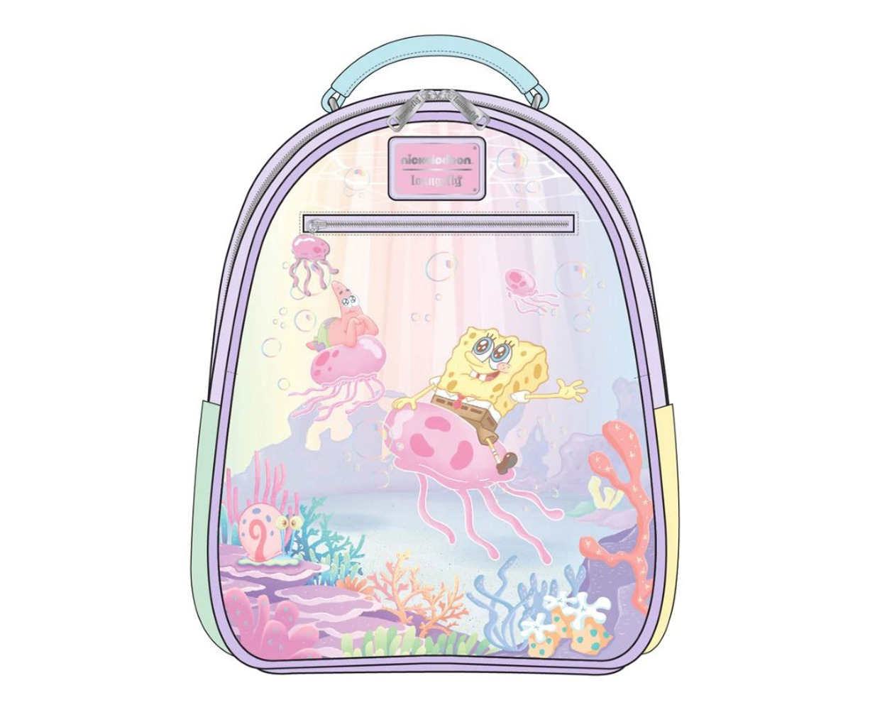 Spongebob pastel jellyfishing shops mini backpack Loungefly