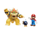 Nintendo Super Mario Mario Vs Bowser Diorama Playset