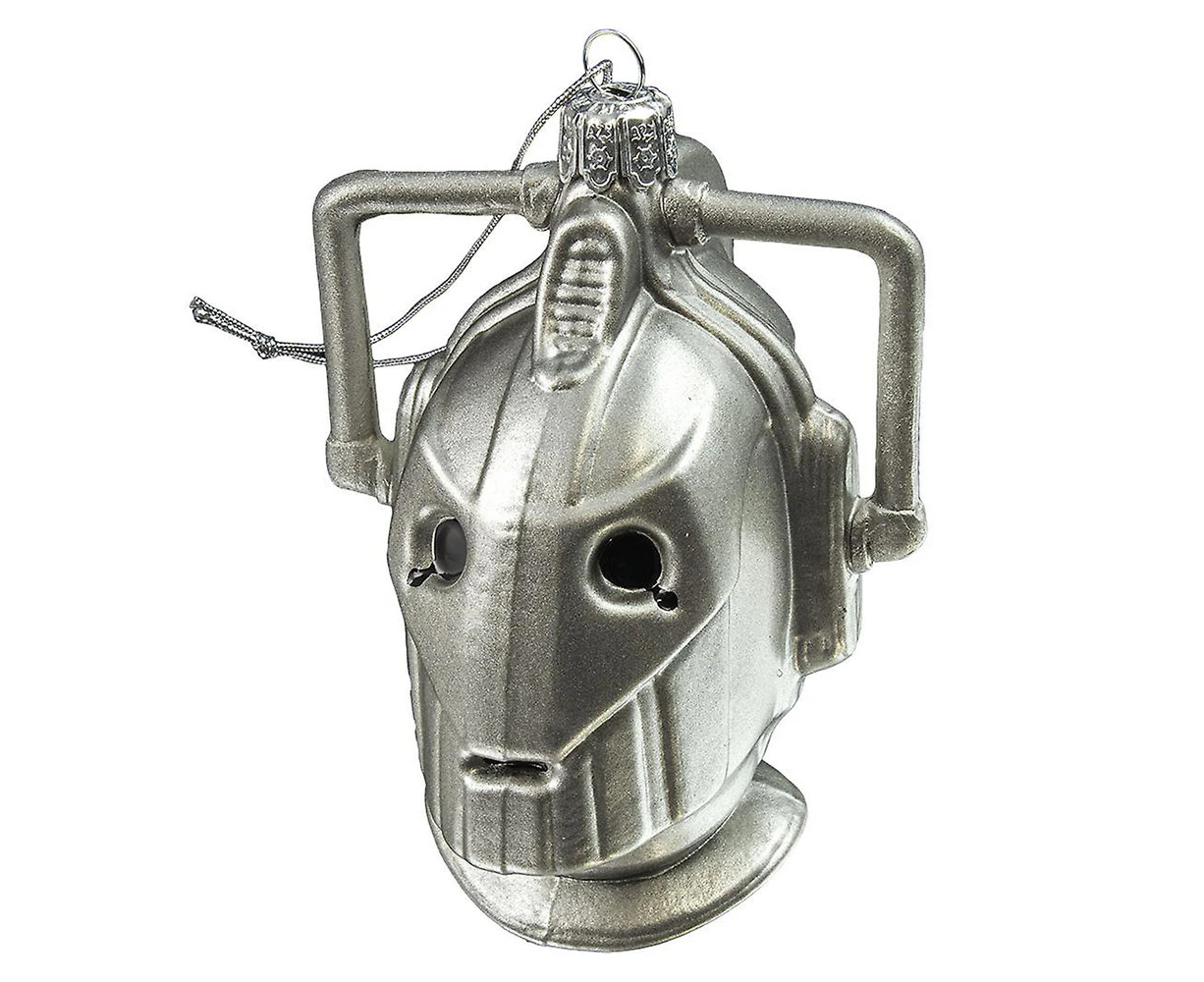 Doctor Who Cyberman 4.25 Inch Glass Ornament