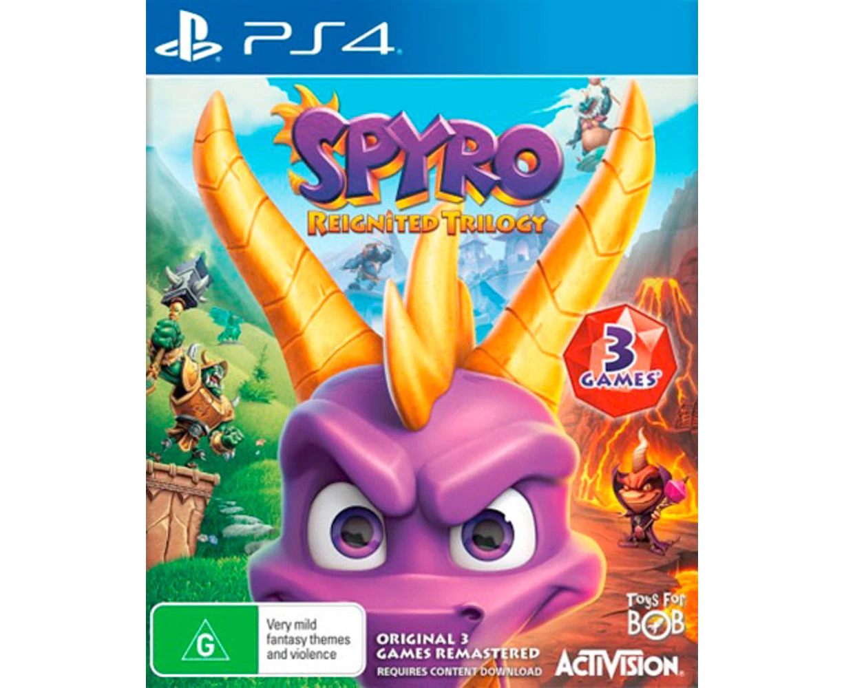 Spyro Reignited Trilogy (PS4) Refurbished - Refurbished Grade B