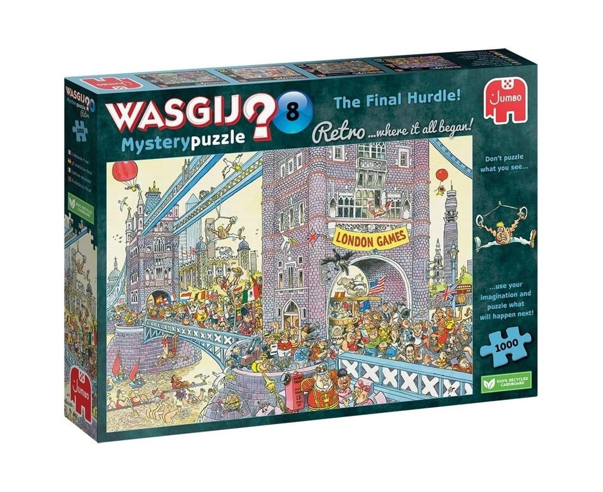 Wasgij Retro Mystery #8 The Final Hurdle 1000pc Jigsaw Puzzle