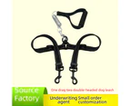 Amazon Dog Telescopic Reflective Rope Pet Anti-winding Traction Rope One-to-Two Elastic Double-headed Dog Walking Rope