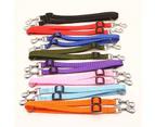 Pet Double Head Leashes Dog Chain Cat Leashes Belt Chest Strap Small Medium Large Dog Outdoor Dog Leashes