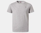 Tommy Hilfiger Boys' Nantucket Short Sleeve Tee / T-Shirt / Tshirt - Grey Heather