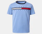 Tommy Hilfiger Boys' Tino Fashion Short Sleeve Tee / T-Shirt / Tshirt - Peri Blue