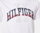 Tommy Hilfiger Boys' Frederick Short Sleeve Tee / T-Shirt / Tshirt - Optic White