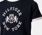 Tommy Hilfiger Girls' Hilfiger Crest Tee / T-Shirt / Tshirt - Desert Sky