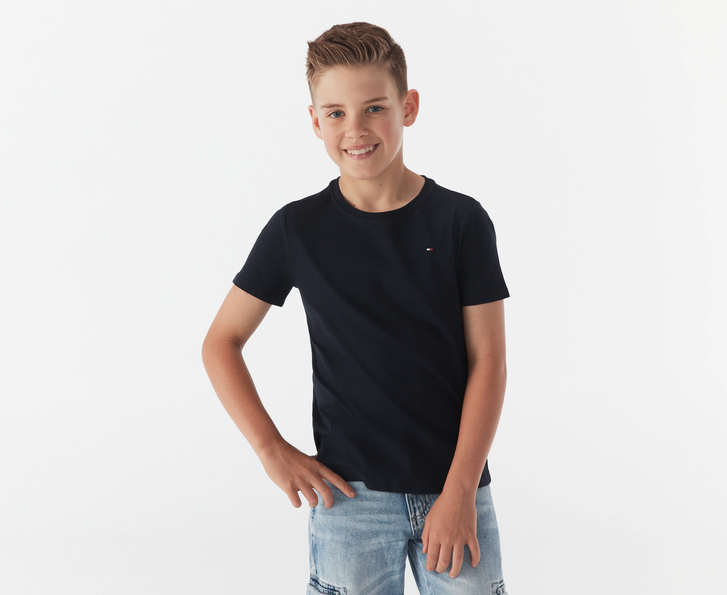 Tommy Hilfiger Boys' Nantucket Short Sleeve Tee / T-Shirt / Tshirt - Desert Sky