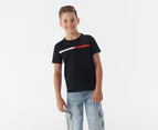 Tommy Hilfiger Boys' Tino Fashion Short Sleeve Tee / T-Shirt / Tshirt - Desert Sky