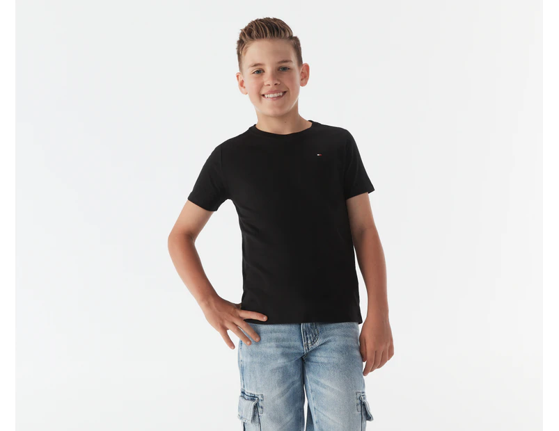 Tommy Hilfiger Boys' Nantucket Short Sleeve Tee / T-Shirt / Tshirt - Dark Sable