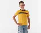 Tommy Hilfiger Boys' Tino Fashion Short Sleeve Tee / T-Shirt / Tshirt - Sugar Sun