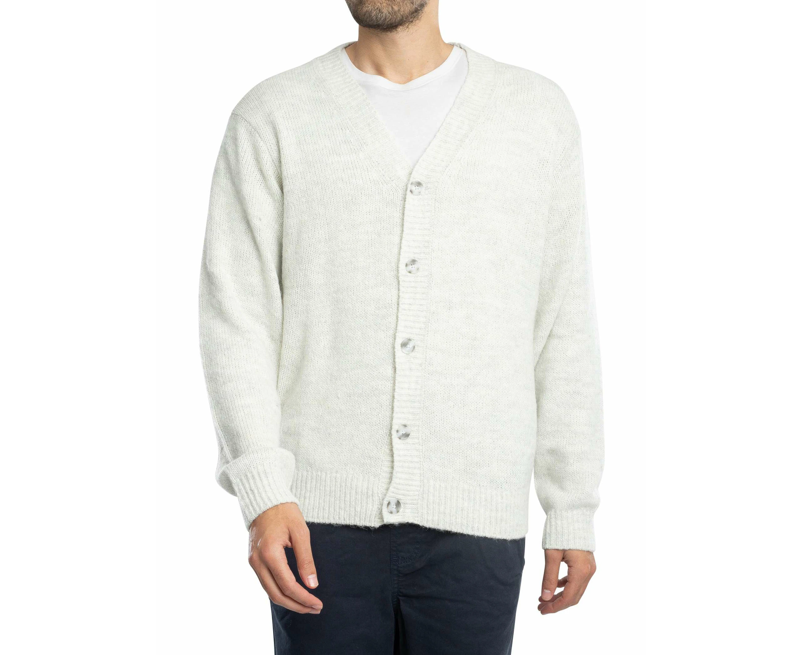 Solid Men's Hamed Cardigan - Beige