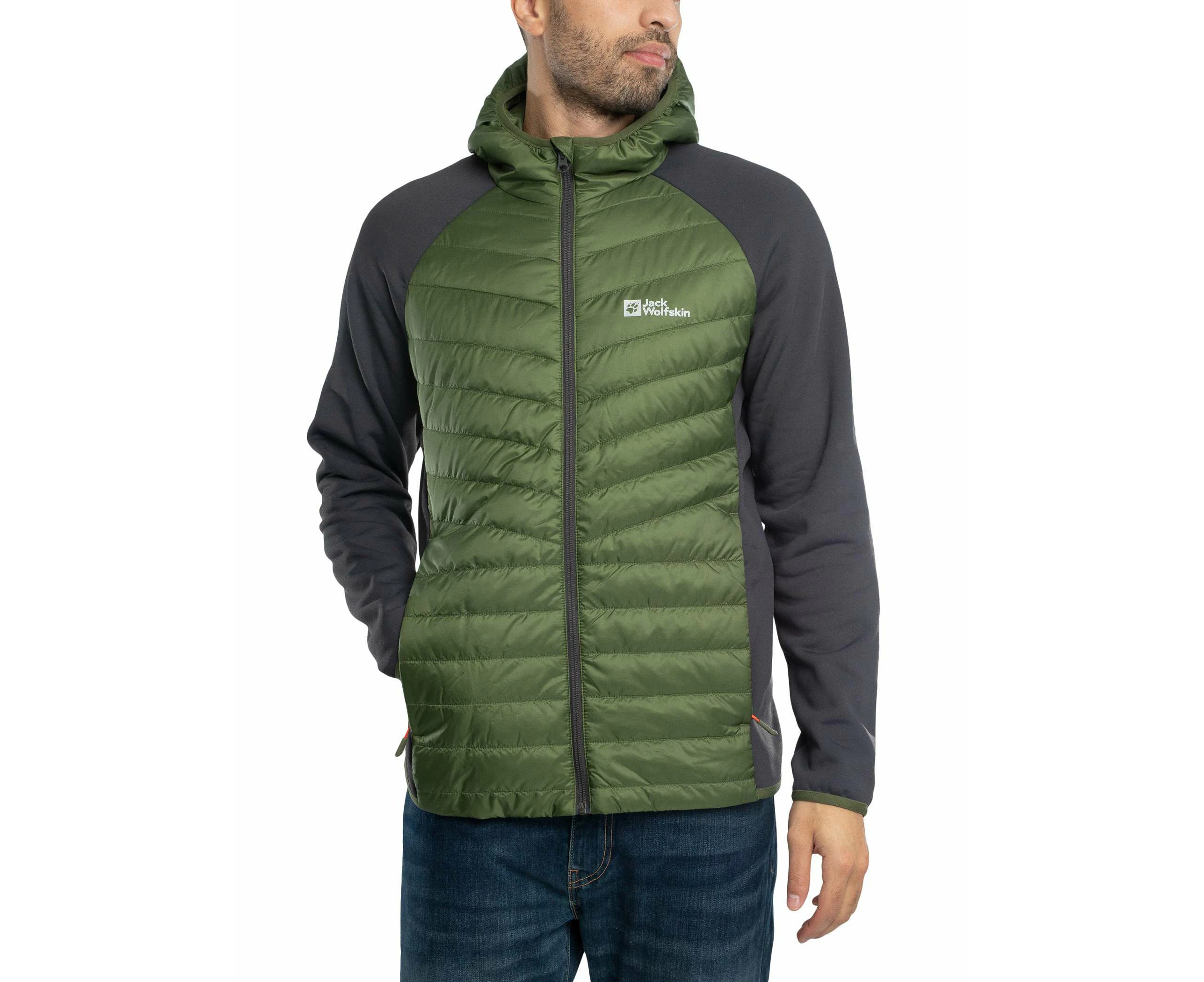 Jack Wolfskin Men's Routeburn Pro Hybrid Jacket - Green