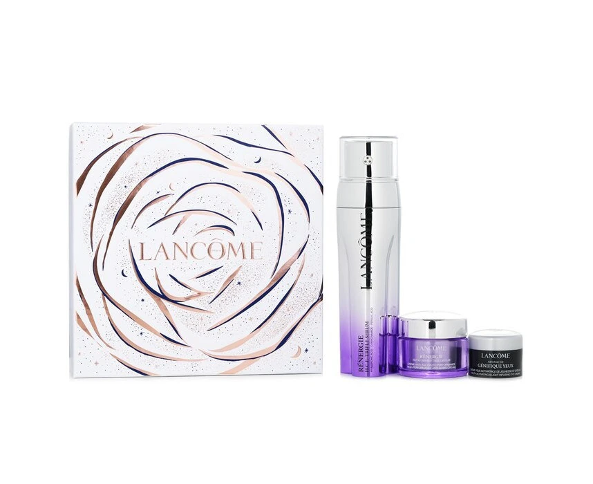 Lancome Renergie and Genifique Skincare Set: Renergie H.C.F. Triple Serum 50ml + Renergie H.P.N. 15ml + Genifique Eye Cream 5ml 3pcs