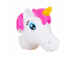 Scootee Cuteez Unicorn Head | White