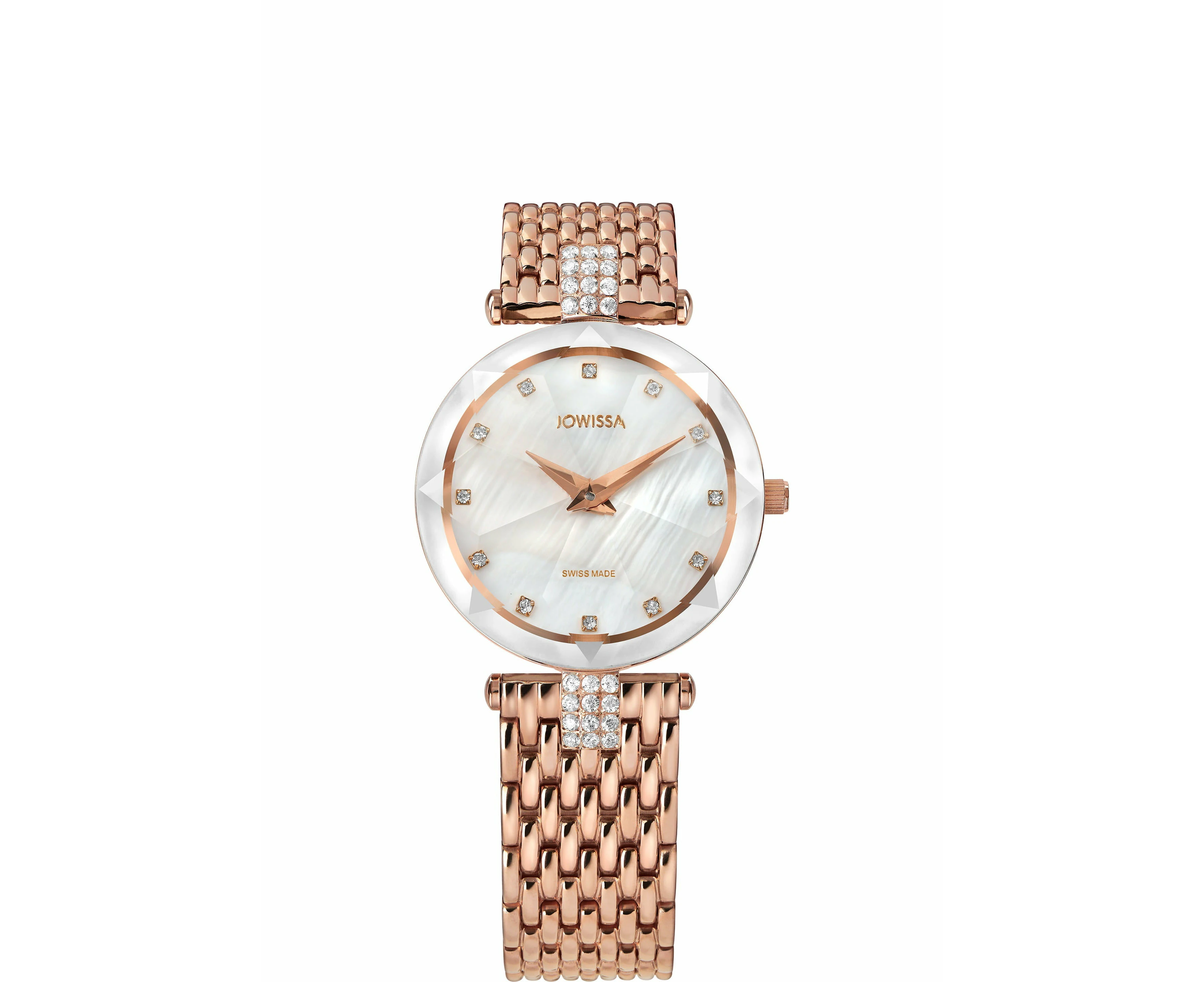 Facet Strass Swiss Ladies Watch J5.774.m A Timeless Rose Gold Elegance