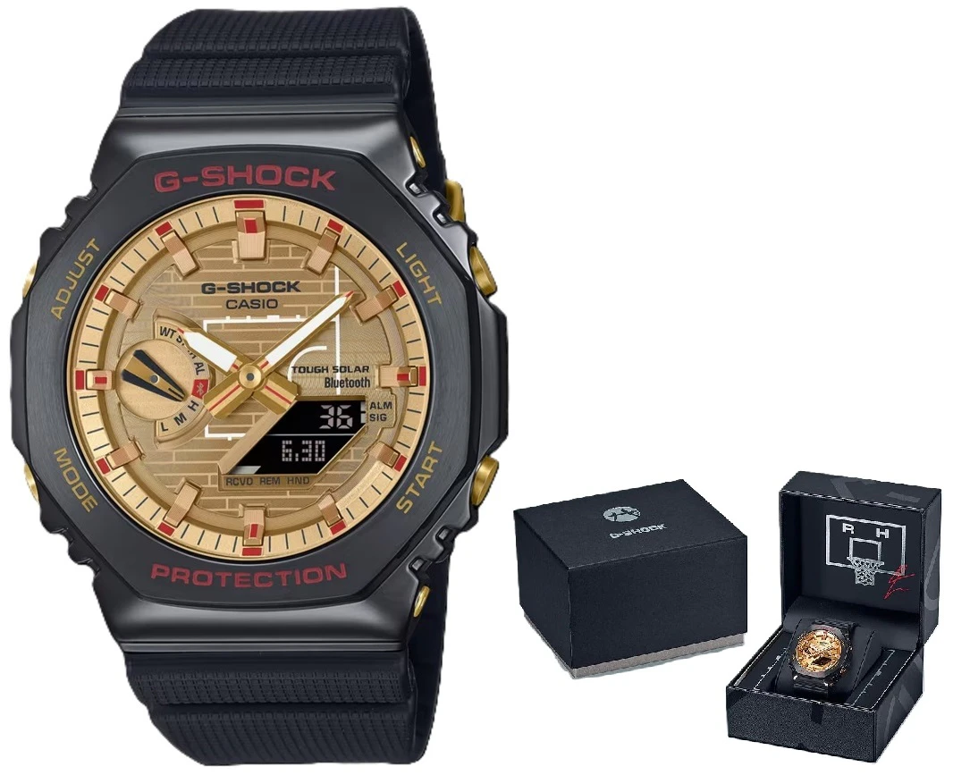 Casio Oak Tough Solar Bluetooth Rui Hachimura Limited Edition Special Pack GBM-2100RH-1AER Mens Watch