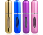 Mini Perfume Bottles, 5ml Portable Travel Atomizer Spray Refillable Perfume Bottle(4 Pieces)