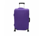 Elastic Luggage Suitcase Cover Travel Case Protector Anti Scratches Slipcover Purple-22-24 inch