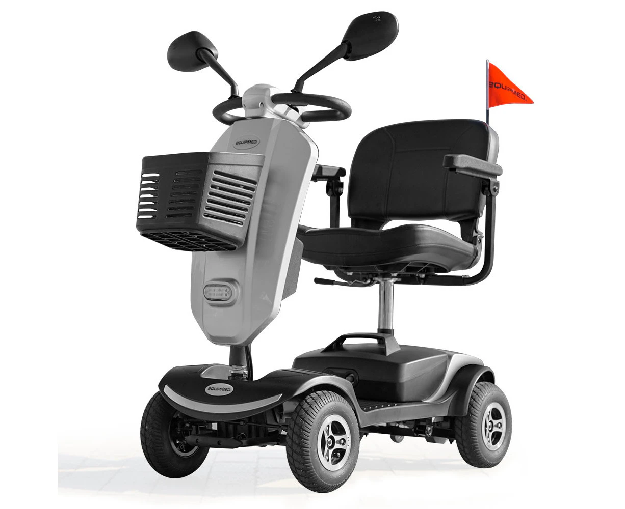 EQUIPMED Mobility Scooter Electric Motorized Ride On E-Scooter for Elderly Older Adult Handicap Aid