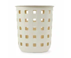 80L Trellis Laundry Hamper, Beige - Anko