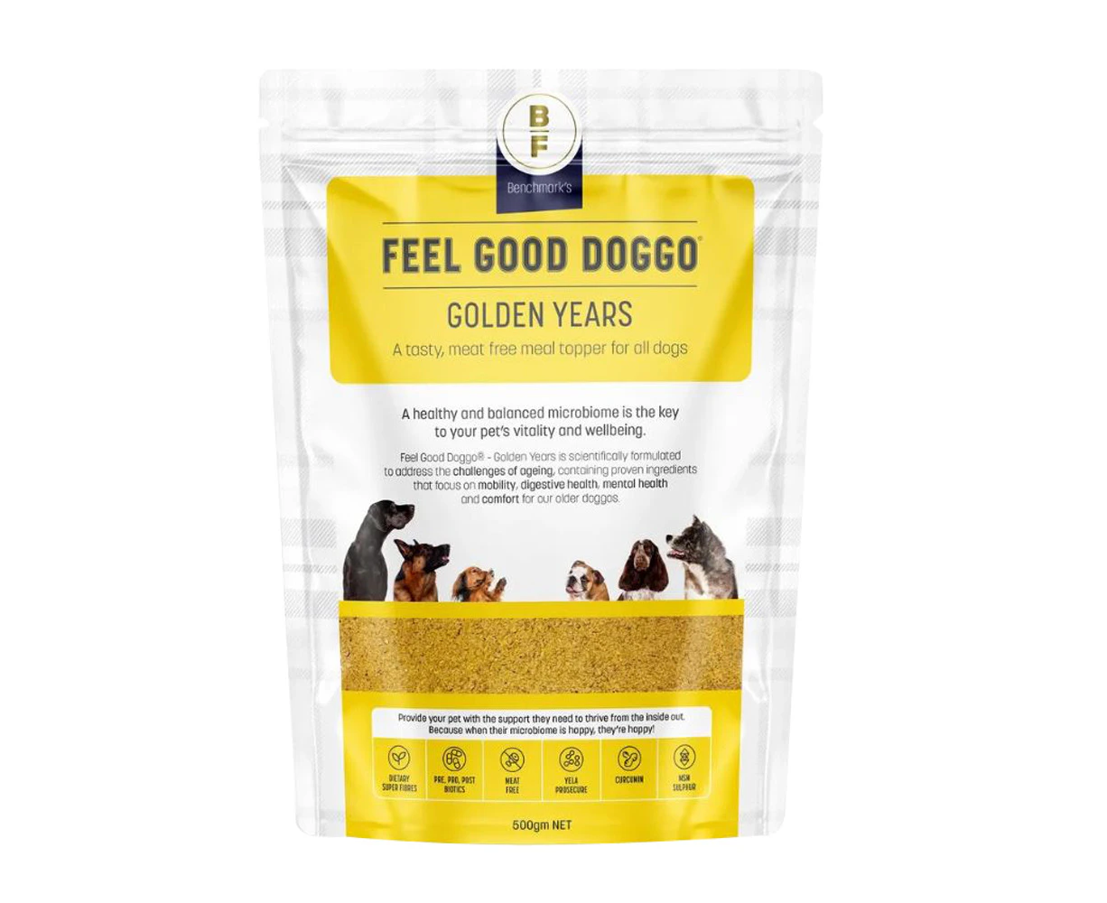 Feel Good Doggo Golden Years Meal Topper Dogs Food Supplement 500g