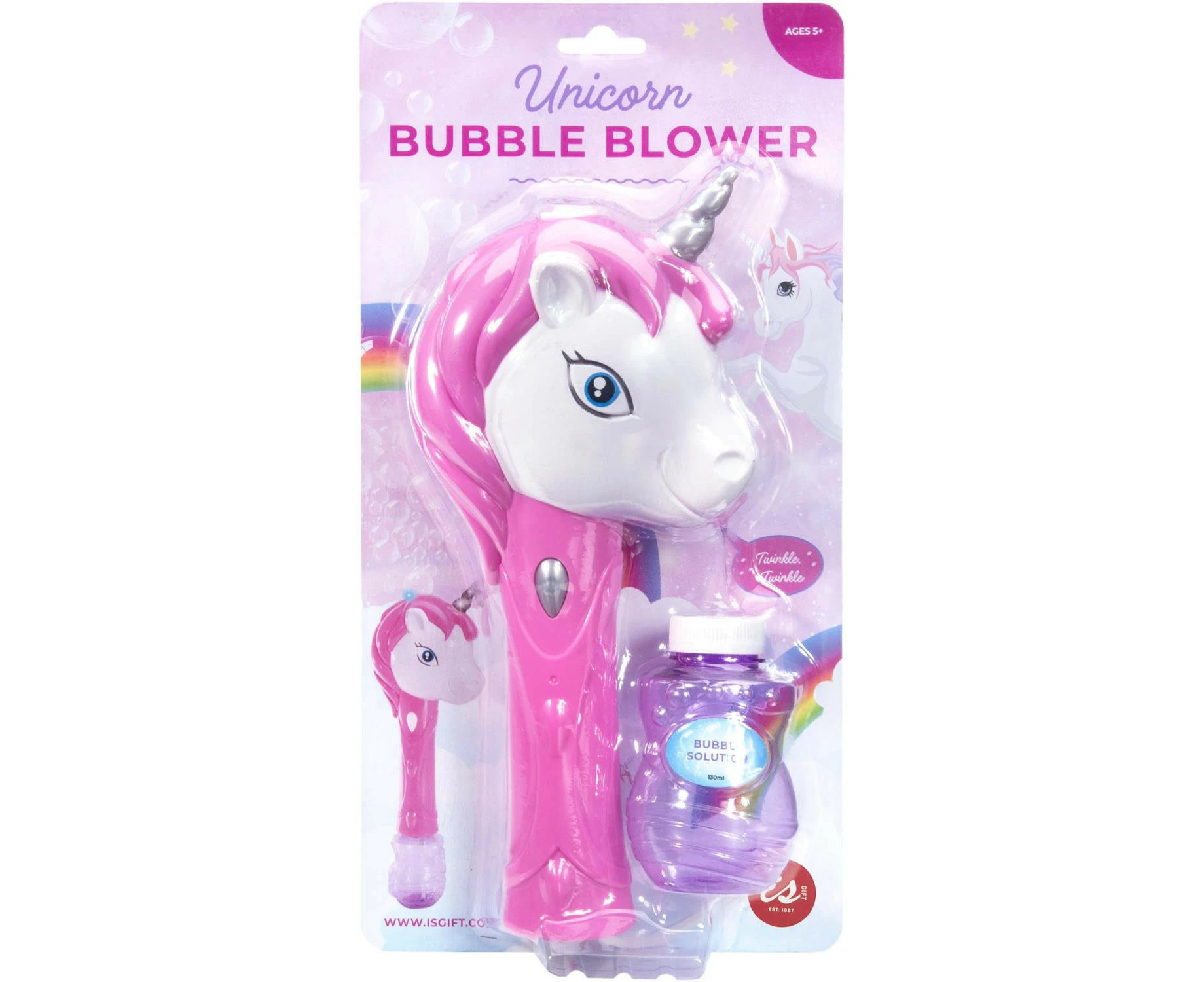 Is Gift Unicorn Fantasy Bubble Blower