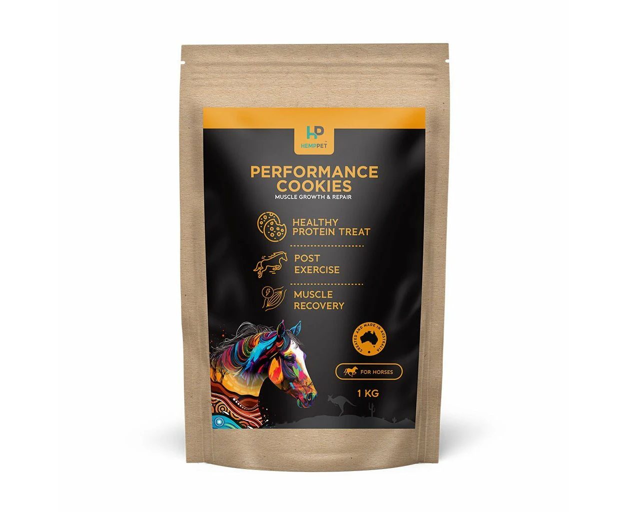 Hemp Pet Performance Cookies Muscle Growth & Repair Treats for Horses 1kg