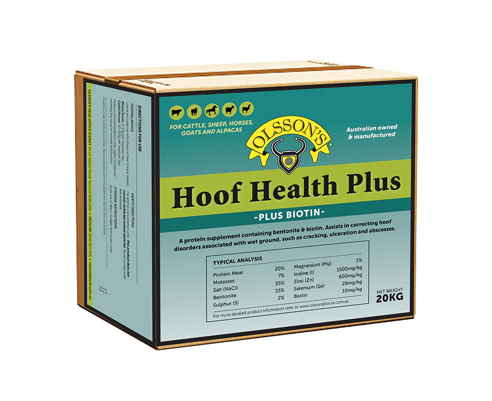 Olsson Hoof Health Plus Protein Supplement for Livestock 20kg