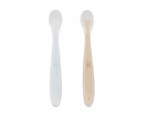 2 Pack Silicone Weaning Spoons - Anko