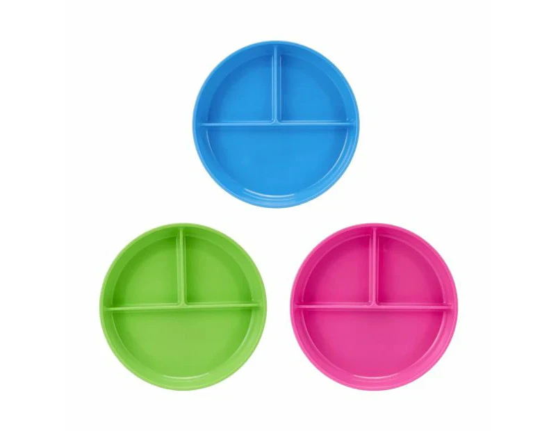 Suction Divided Plate, Assorted - Anko