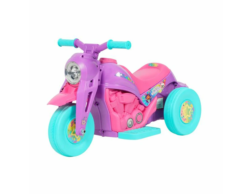 Gabby's Dollhouse 6V Bubble Motor Bike Ride On