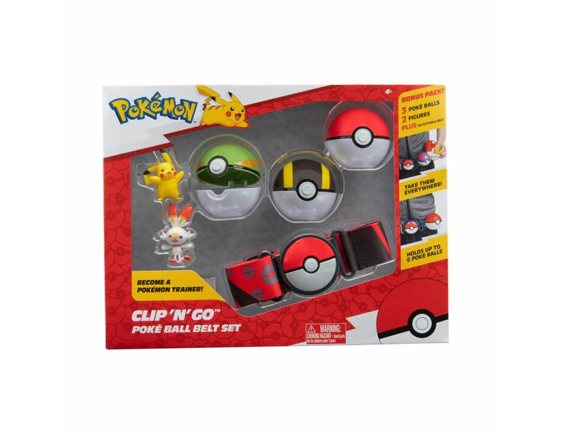 Pokemon Clip n Go Belt Set