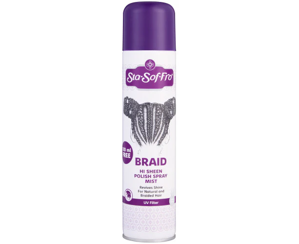 Sta-Sof-Fro Braid Hi Sheen Polish Spray Mist 325mL