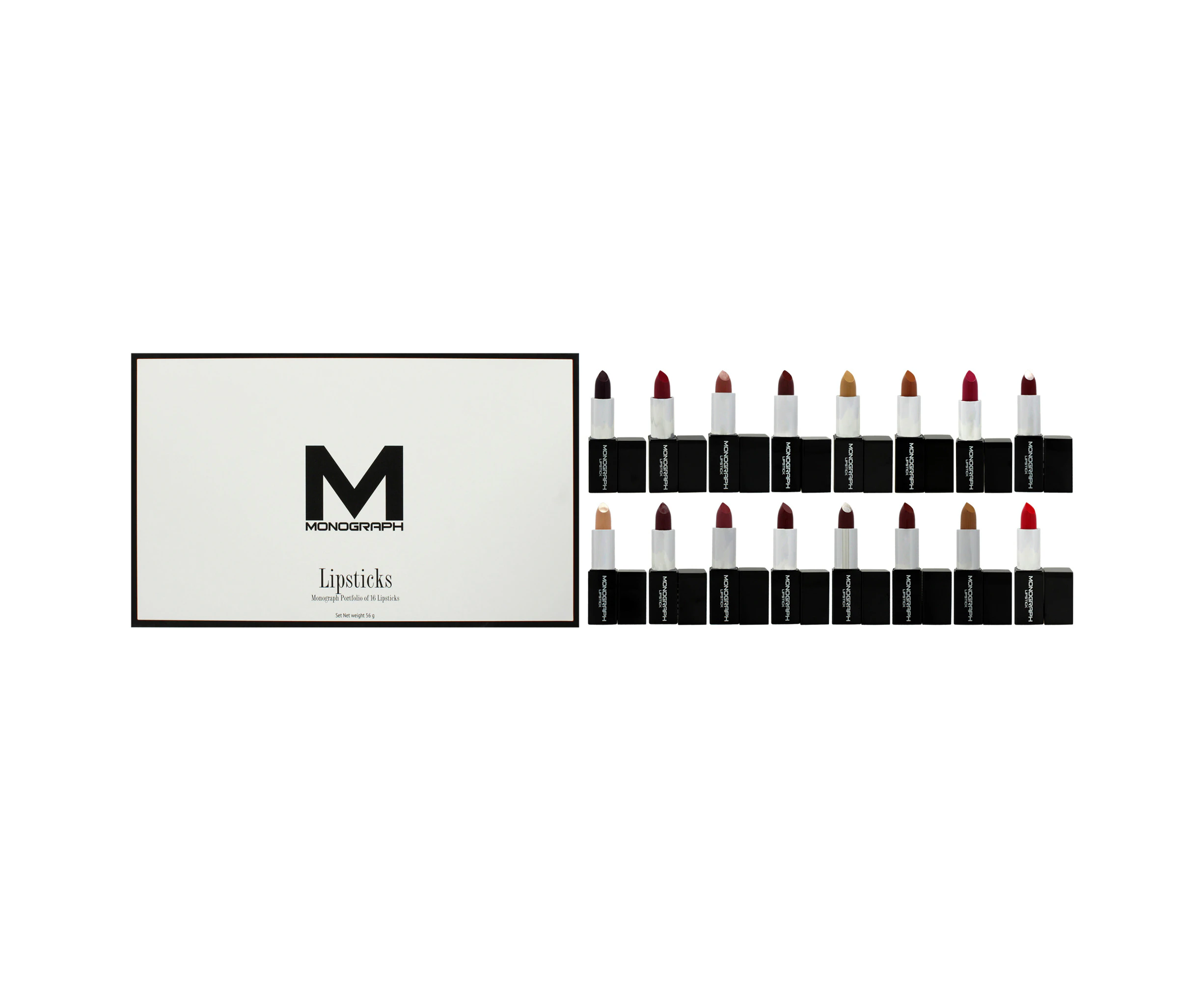 Artis Monograph Collection Cream Lipsticks Portfolio For Women 16 Pc