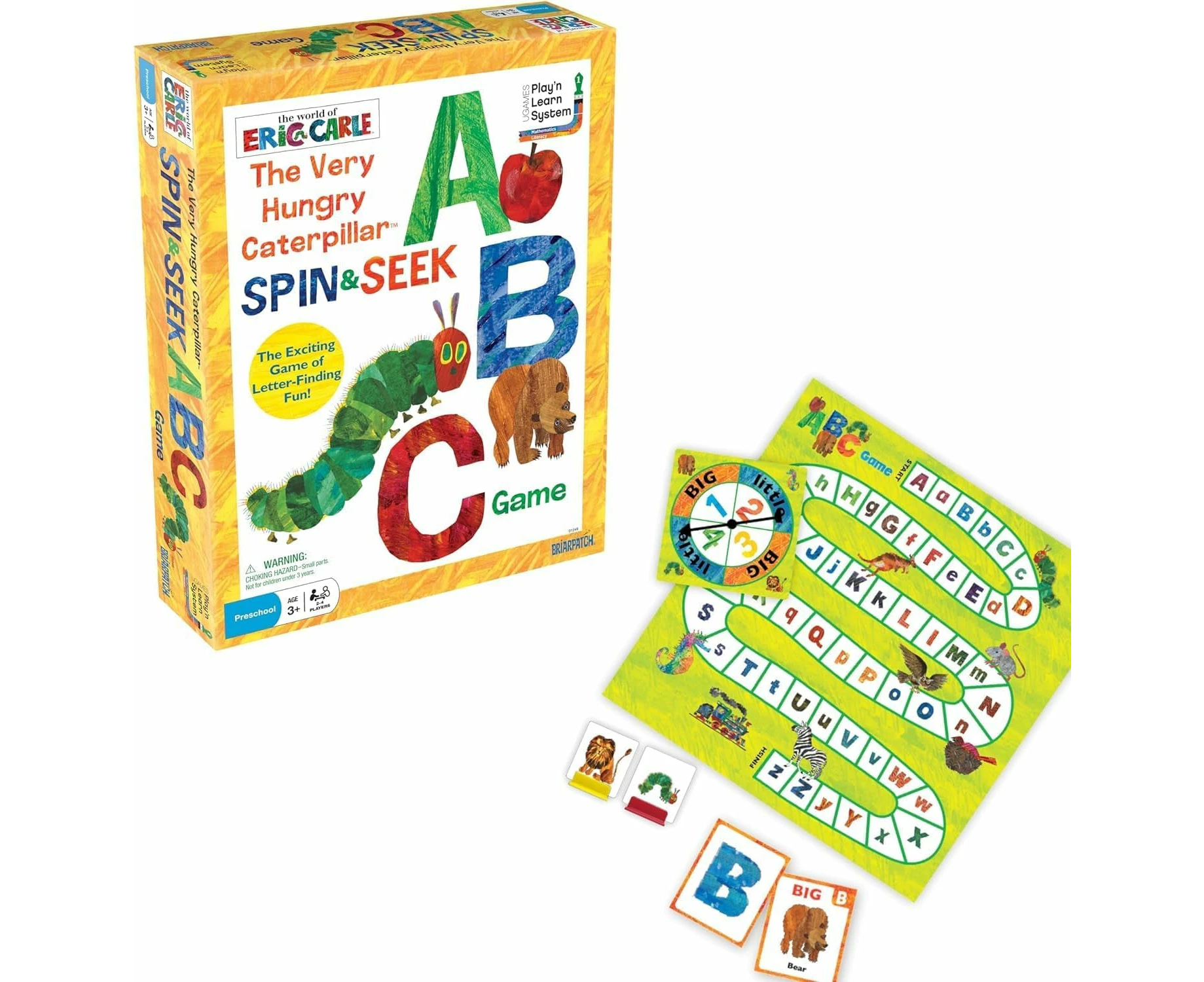 Briarpatch, The Very Hungry Caterpillar Spin & Seek ABC Game, Ages 3+