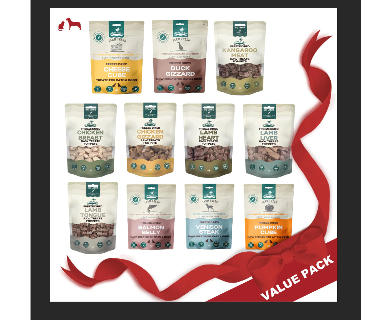 NATURE ISLAND FREEZE DRIED TREATS VALUE PACK FOR EASTER