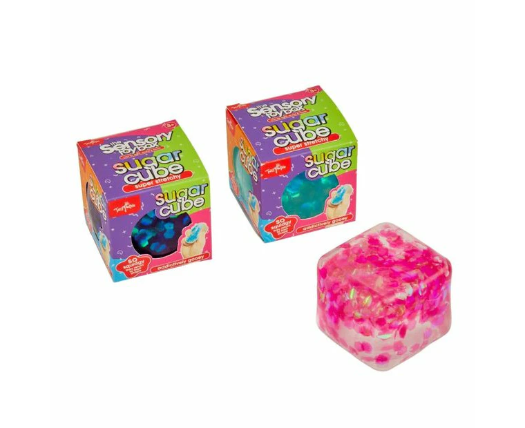 ToyMania The Sensory Toy Box Super Stretchy Sugar Cube - Assorted