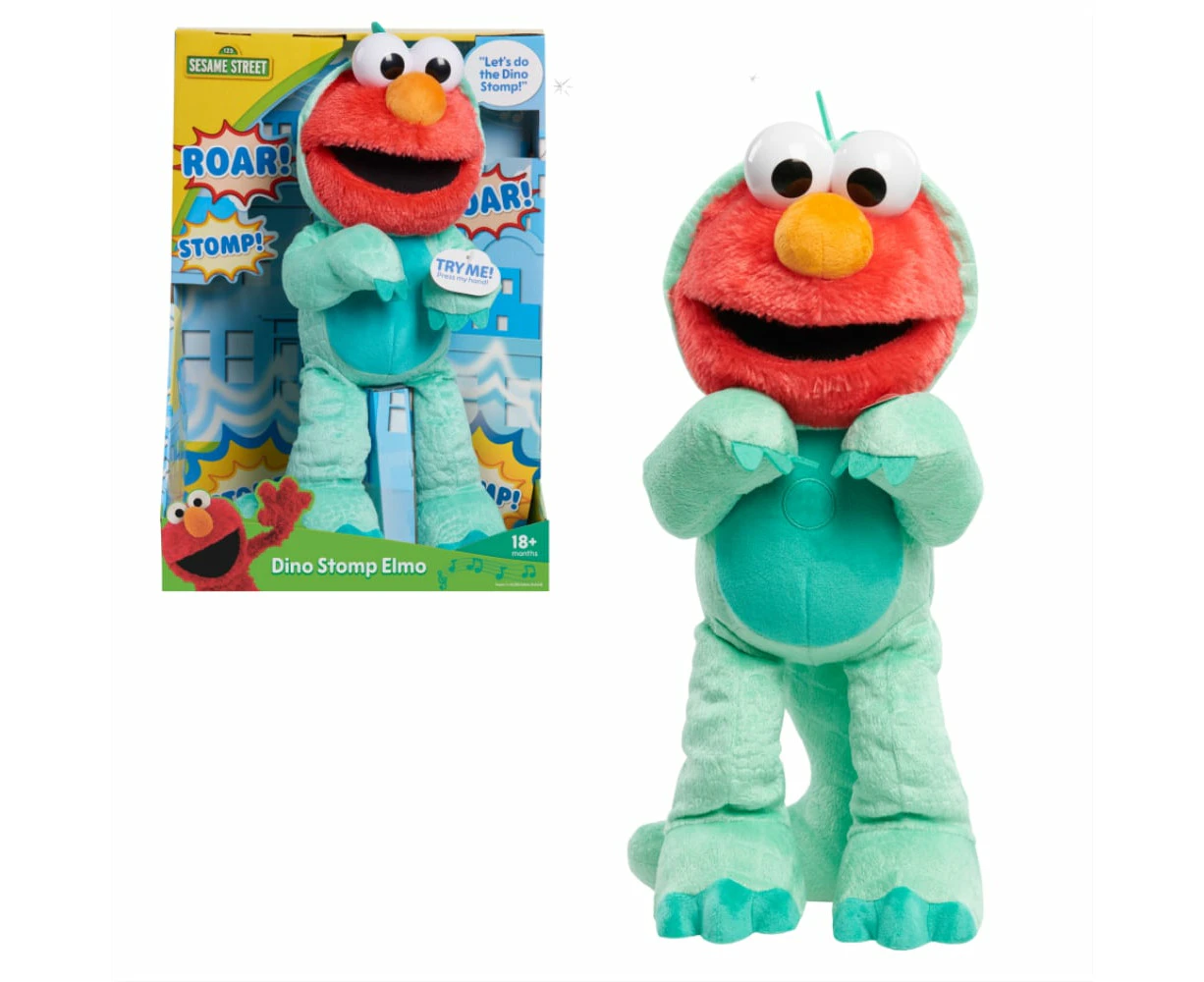 Sesame Street Dino Stomp Elmo Animated Plush