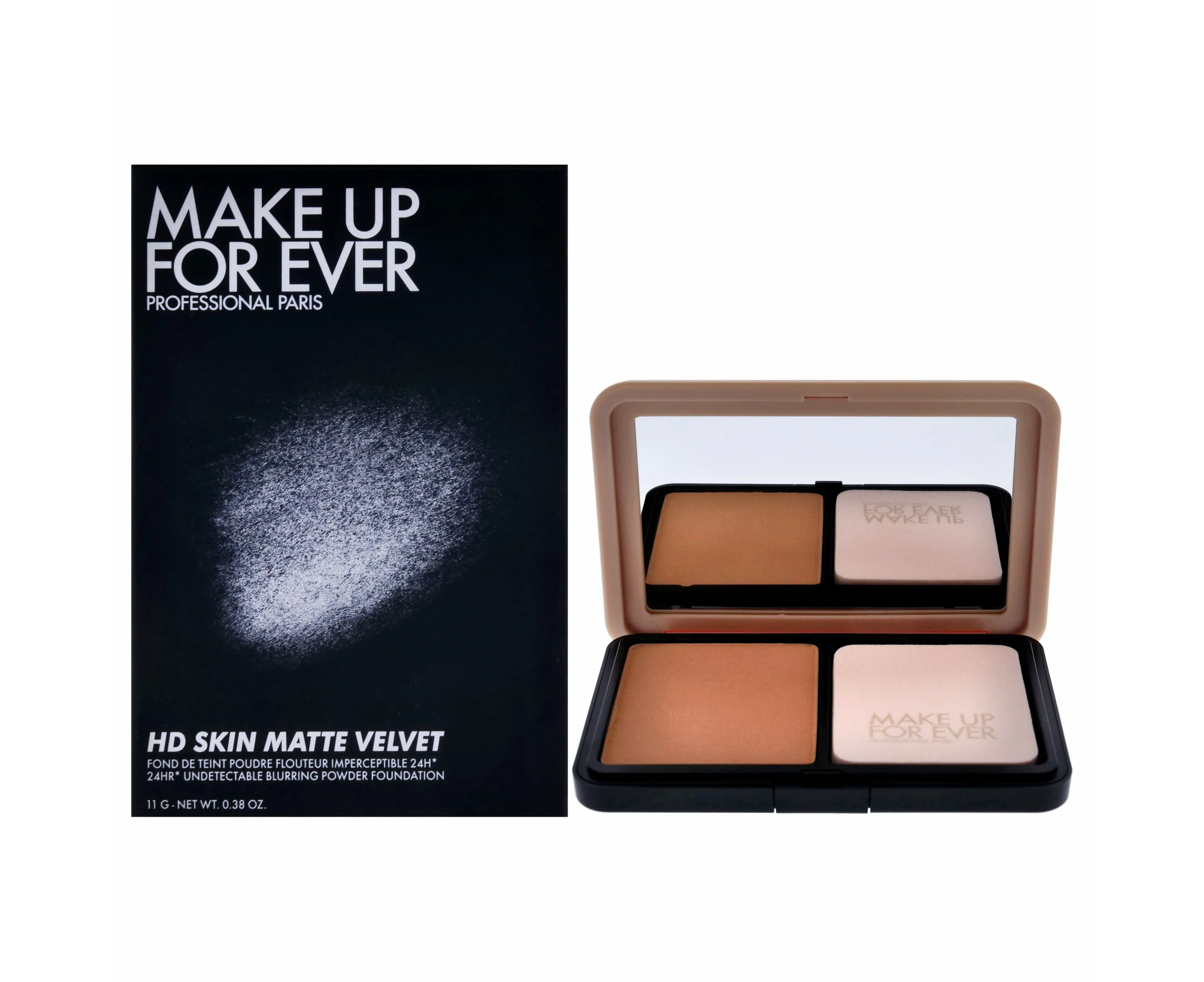 Make Up For Ever HD Skin Matte Powder Foundation - 1Y18 Warm Cashew by Make Up For Ever for Women - 0.38 oz Foundation