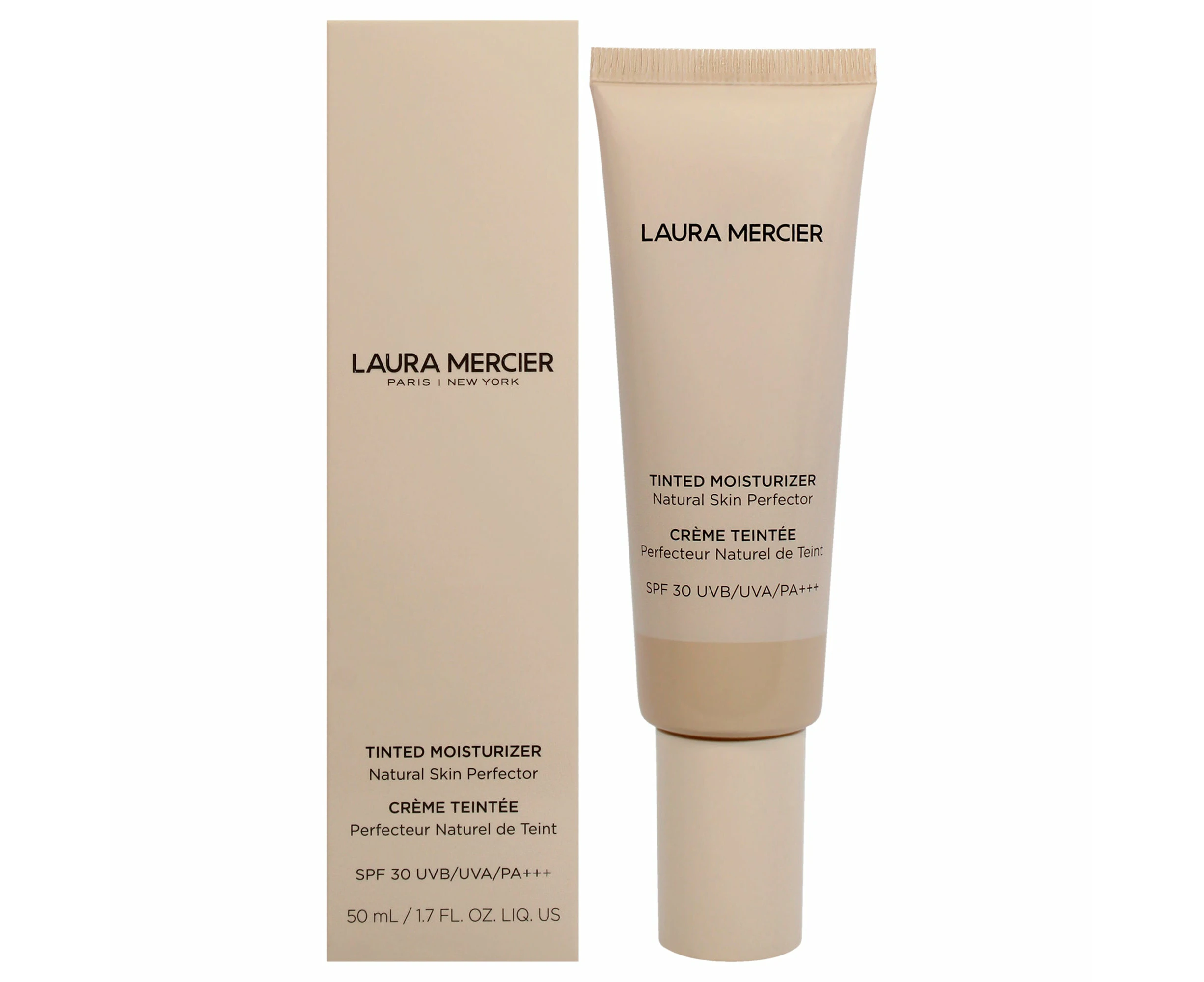 Laura Mercier Tinted Moisturizer Natural Skin Perfector SPF 30 - 0W1 Pearl by Laura Mercier for Women - 1.7 oz Makeup