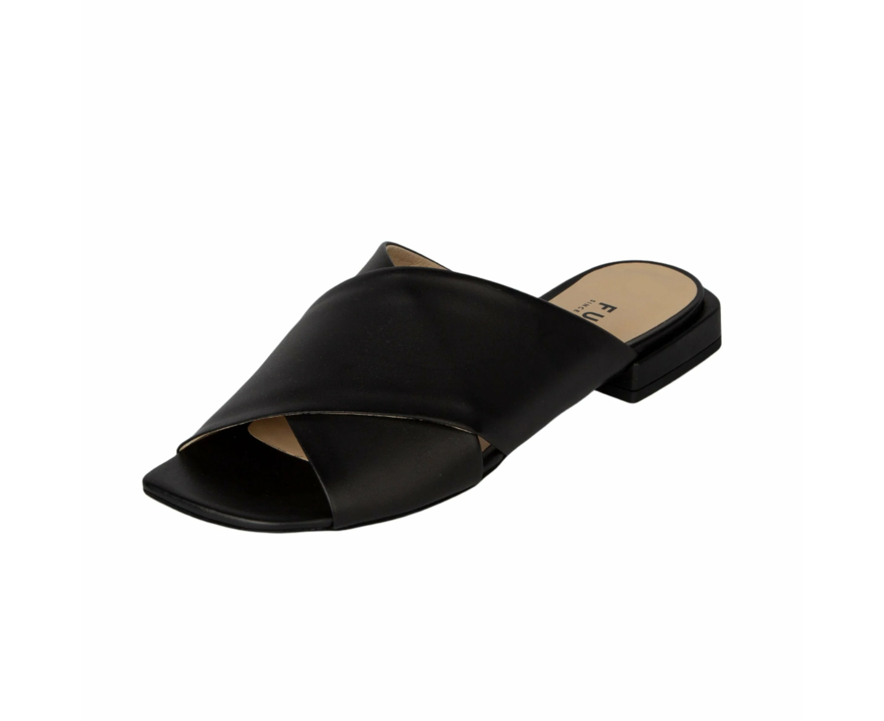 Furla Women's Cross Mule Sandal - Black