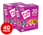 2 x 20pk Smith's Fun Mix Box Chips Assorted 375g