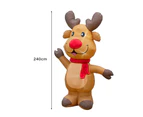 Stockholm Christmas Lights 2.4M LED Inflatable Cute Reindeer Outdoor Garden Xmas Decoration