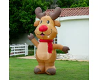 Stockholm Christmas Lights 2.4M LED Inflatable Cute Reindeer Outdoor Garden Xmas Decoration