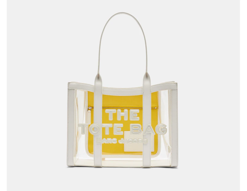 Marc Jacobs The Medium Clear Tote Bag - White